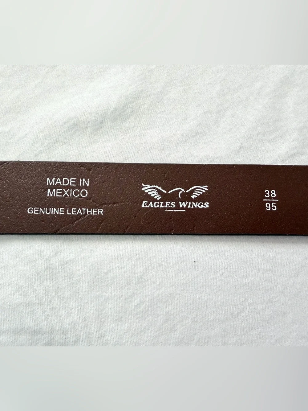 Ohio State Buckeyes Brandish Leather Belt - Brown | Size 38 | Eagles Wings